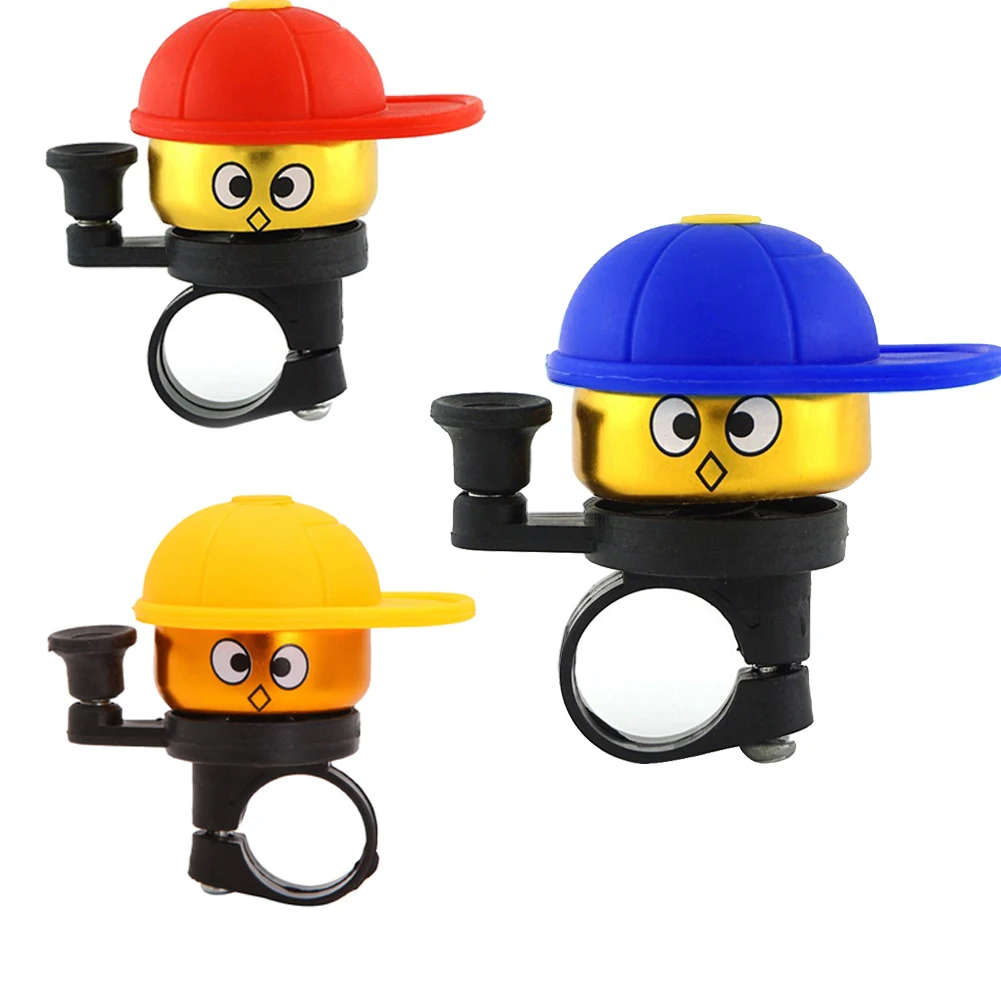 Kids Cute Cycling Bell Mini Bike Bicycle Loud Ring Alarm Handlebar Cap Horn Small Boy For Children Superbly | Спорт и развлечения