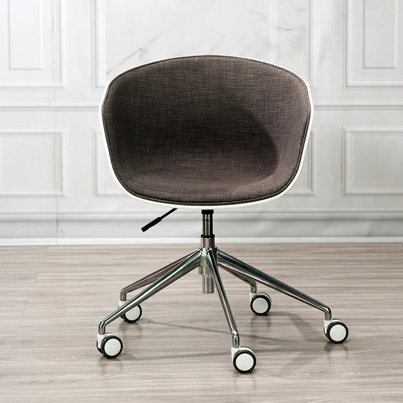 Nordic Computer Chairs Cheap Modern Leisure Swivel Chairs Creative Living Room Furniture Office Chairs Gold Metal Chair Cadeira Nordic Computer Chairs Cheap Modern Leisure Swivel Chairs Creative Living Room Furniture Office Chairs Gold Metal Chair Cadeira