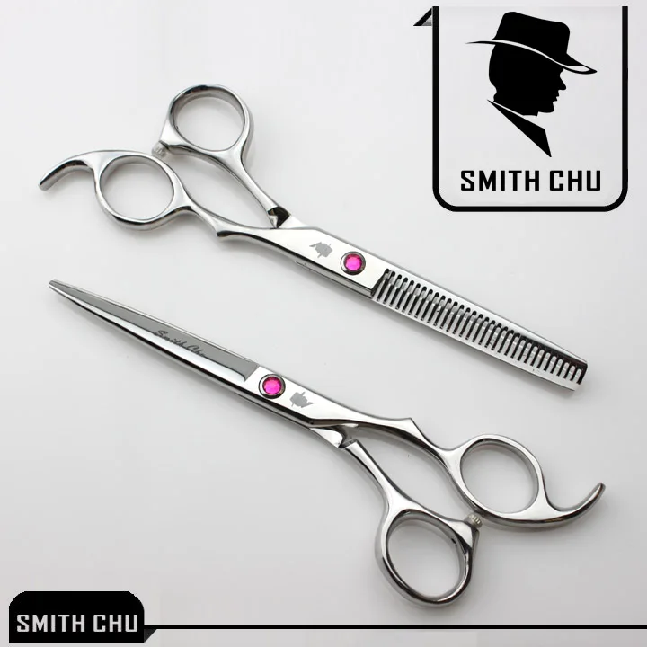 Smith Chu 6," 5,5" Профессиональные Парикмахерские ножницы Япония 440c стрижки волос ножницы, Салон Парикмахерская ножницы для волос Машинка для стрижки LZS0074