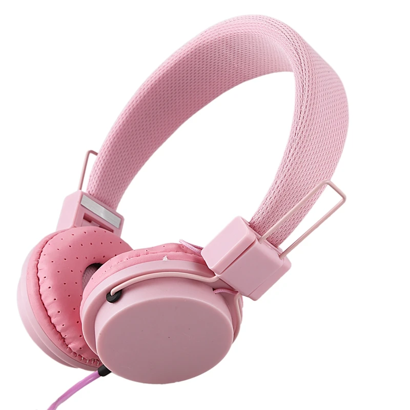 Fashionable Headset Foldable Design Children Kids Over Wired Earphones Headband Kids Girl Headphones For Ipad Tablet