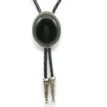 Европейская и американская мода натуральный Боло галстук металлический заказной кожаный воротник Веревка мужские и женские аксессуары для смокинга