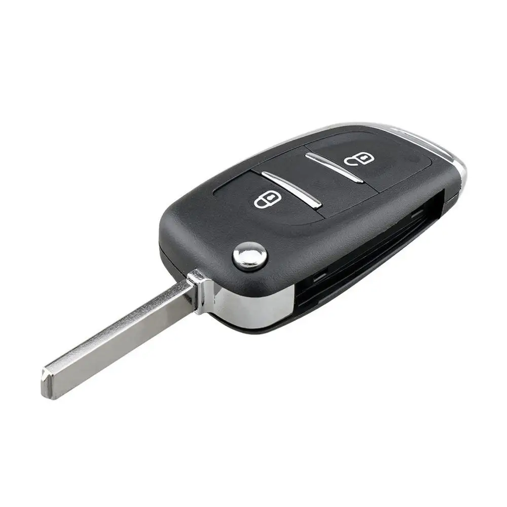 Va2 флип лист Модифицированный Корпус ключа для Peugeot 207 407 807 Citroen C4 C5 C2 C3 C6 чехол