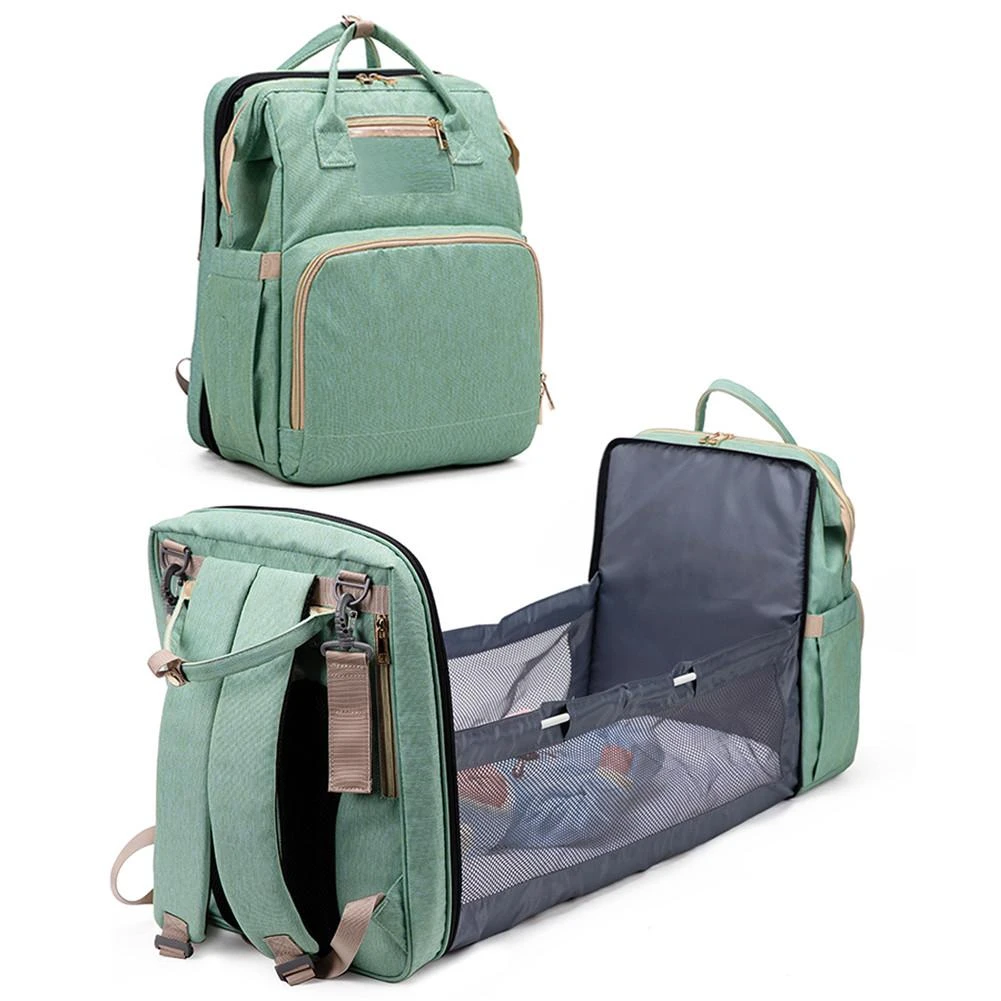 Portable Diaper Bag Baby Travel Backapack Baby Bed Diaper Changing Table  Pads for Mom Dad Baby|Diaper Bags| - AliExpress