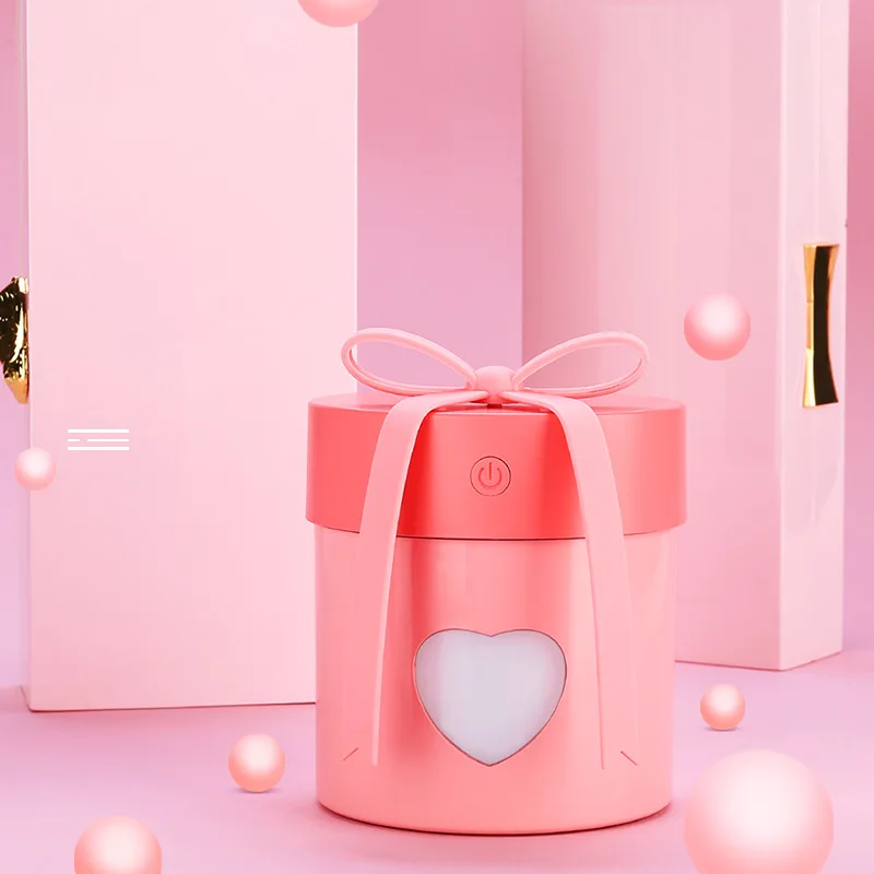 3 In 1 Aroma Diffuser Gift Box Humidifier Mini Air Purifier Aromatherapy Essential Oil Diffuser Led Night Light Usb Fan Fogger