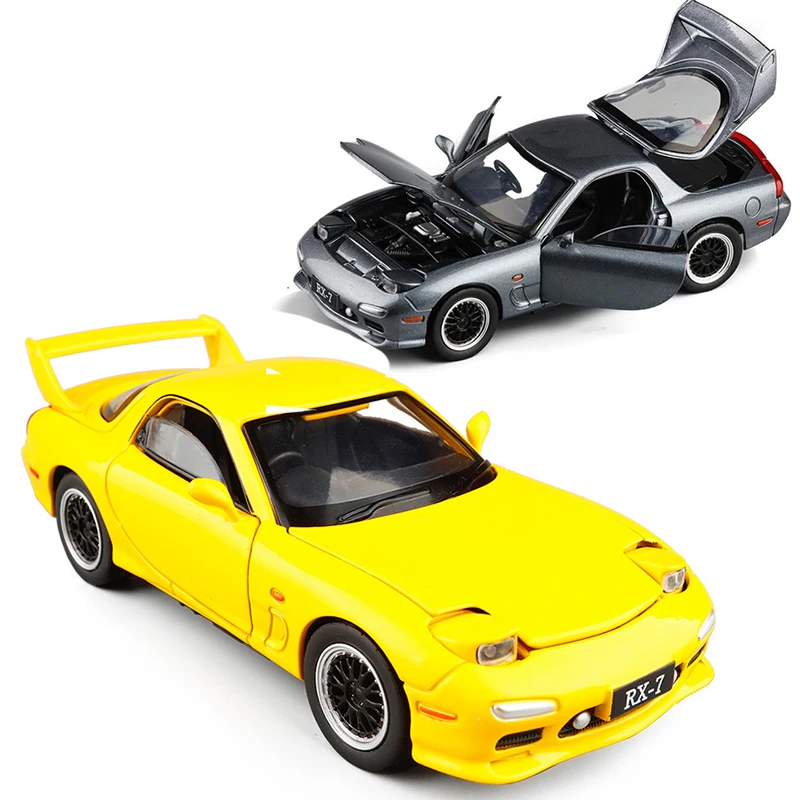 1/32 3 Colors High Simulation RX7 Sports Car Toy Model Alloy Children