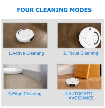 

Multifunctional Smart Floor Cleaner,3-In-1 Auto Rechargeable Smart Sweeping Robot Dry Wet Sweeping Vacuum Cleaner Stron