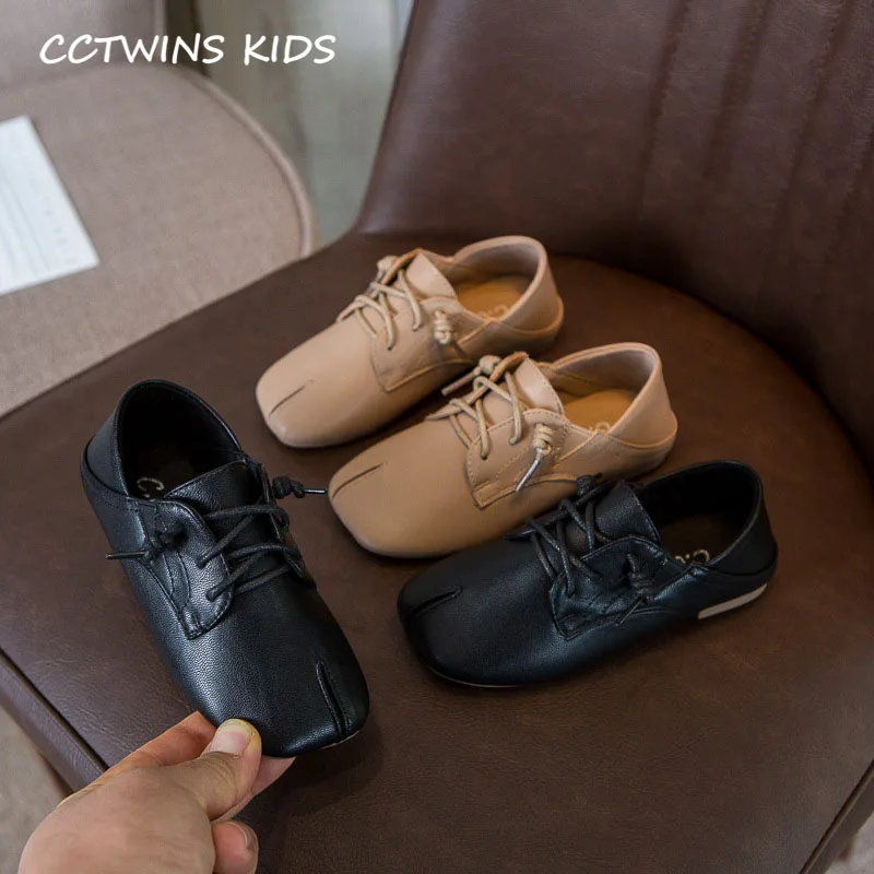 CCTWINS/детская обувь; коллекция года; сезон весна; Модные слипоны для маленьких мальчиков; детская обувь из искусственной кожи на плоской подошве; брендовые черные оксфорды для девочек; GX2017