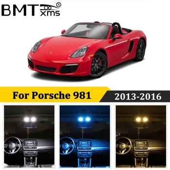 

BMTxms 9Pcs Canbus Car LED Interior Map Dome Light For Porsche Boxster GTS S 981 2013-2016 Auto Accessories