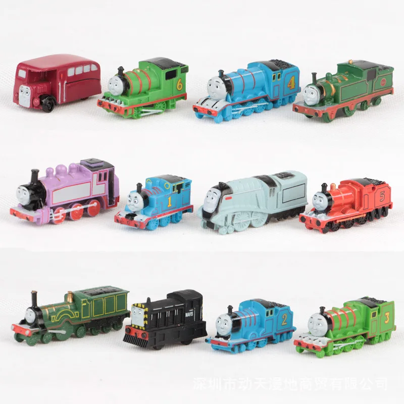 TOMY Thomas мини поезд 12 шт. фигурка героя кукла украшение игрушка торта|Игровые