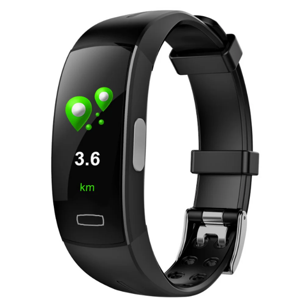 

Passometer 0.96 OLED Color Screen Wristband Fitness Tracker Smart Band Bracelet P3 PPG+ECG Heart Rate Monitoring Blood Pressure
