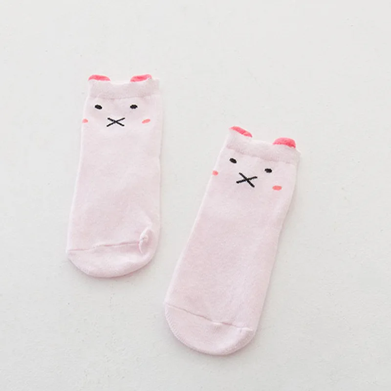 Korean-style Spring And Autumn New Style Children's Socks Men And Women Baby Cartoon Short Socks Peas Eye Puppy Socks Infants Sl