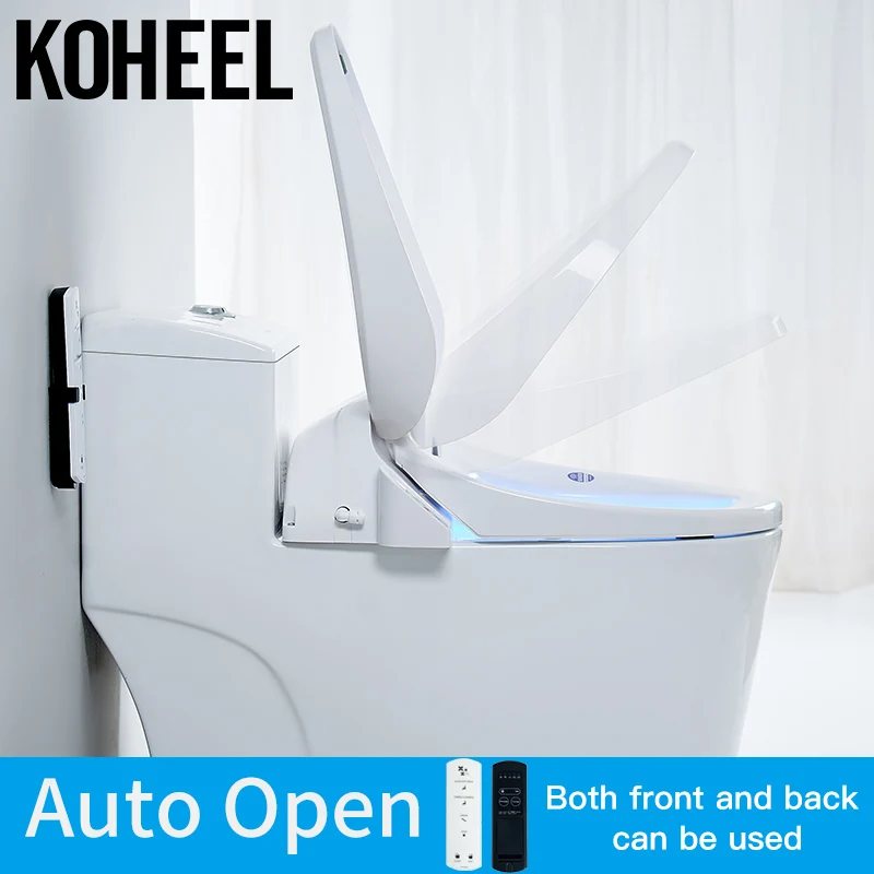 

KOHEEL Automatic open toilet seat Auto Open Cover smart toilet seat electronic bidet cover clean dry seat heating
