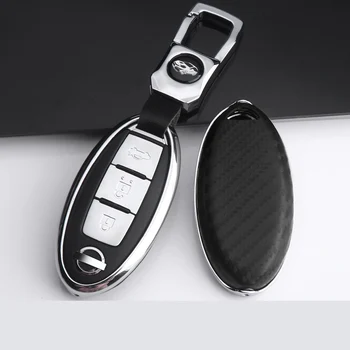 

Car Key Case Cover Auto Key Protection Covers For Nissan Infiniti QX50 Q50L Tears of the Sky Artificial Crystal Pendant Ring