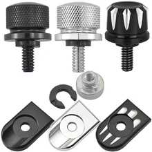 אופנוע אחורי פגוש בורג מושב מושב בורג אגוז ערכת הר Knob כיסוי אגוז להארלי אופנועים '96-'19(China)