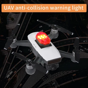 

Rechargeable Plastic Drone Strobe Light Warning RGB Night Flight Visible Anti Collision Flashing 3 Modes For DJI MAVIC 2