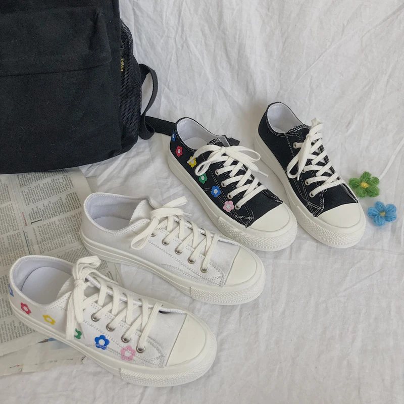 

Best selling hot sale printed canvas shoes ladies comfortable breathable sneakers essential for 2020 spring autumn W31-51