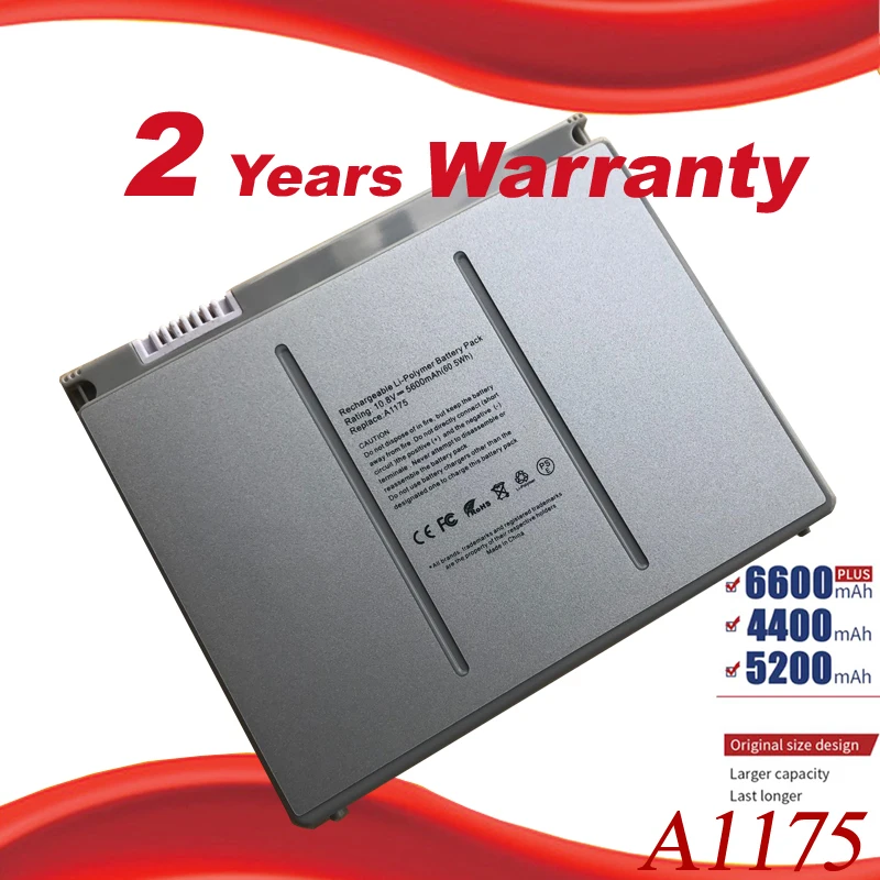 Новый аккумулятор для Apple Macbook Pro 15 дюймов A1175 A1150 A1260 A1226 A1211 MA348G/A бесплатная