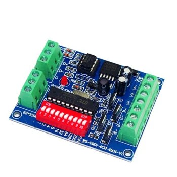 

RGBW 4CH DMX512 decoder board 4-channel DMX decoder DMX controller DC5V-24V output