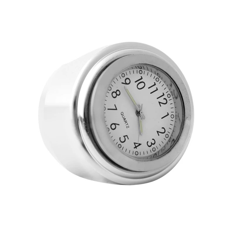 New 7/8" 1" Handlebar Motorcycle Dial Clock Thermometer qyh