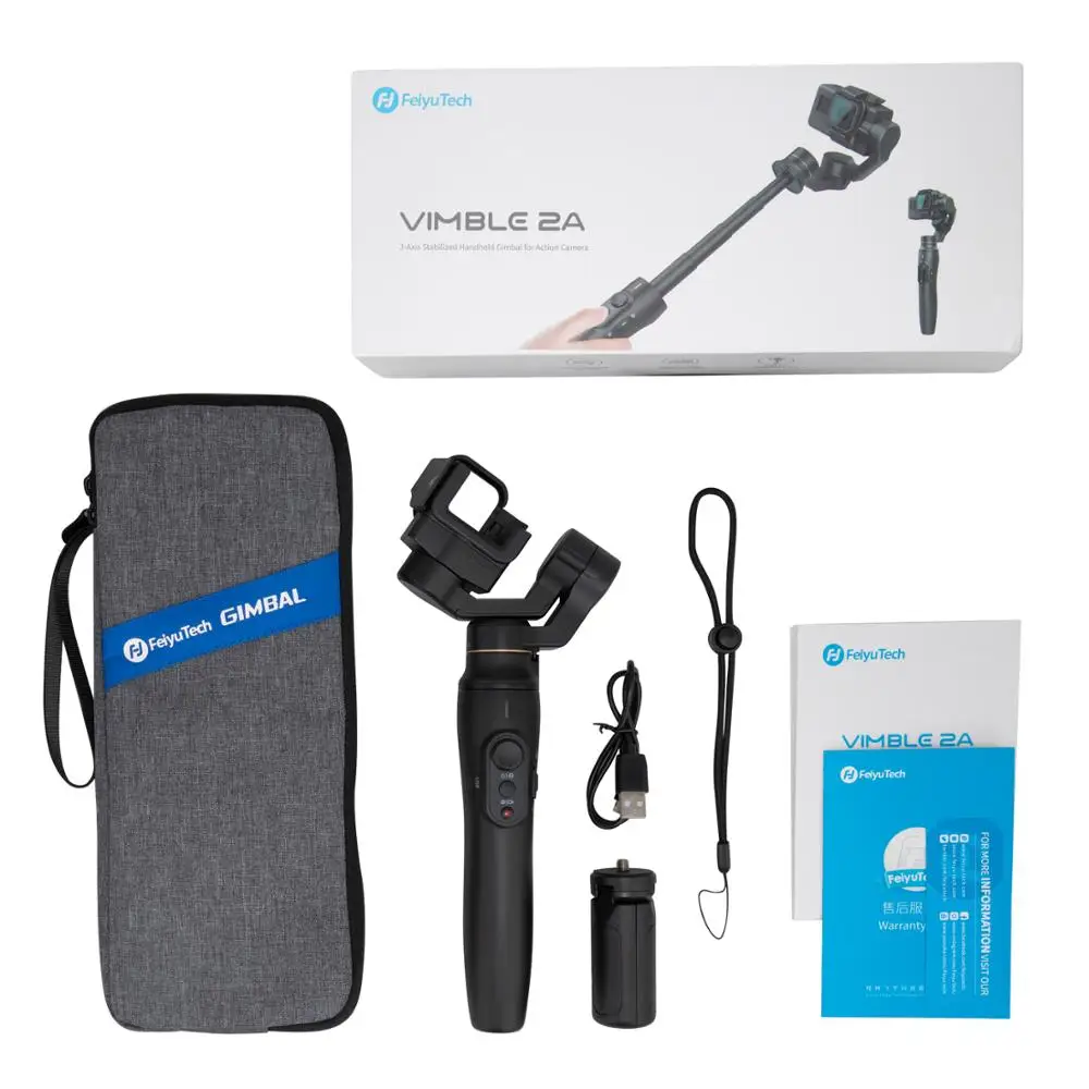 FeiyuTech Feiyu Vimble 2A со штативом и чехол для переноски выдвижной стабилизатор экшн