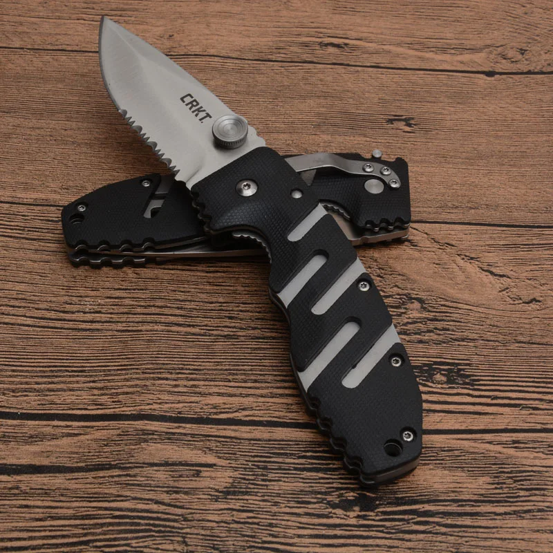 CRKT универсальный маленький охотничий складной нож 8Cr13MoV лезвие ножи для выживания Многофункциональный Открытый Отдых EDC инструмент