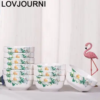 

Food Container Kitchen Ice Cream Vajilla Mutfak Malzemeleri Utensil Noodles Korean Coconut Soup Ceramica Dinnerware Ceramic Bowl