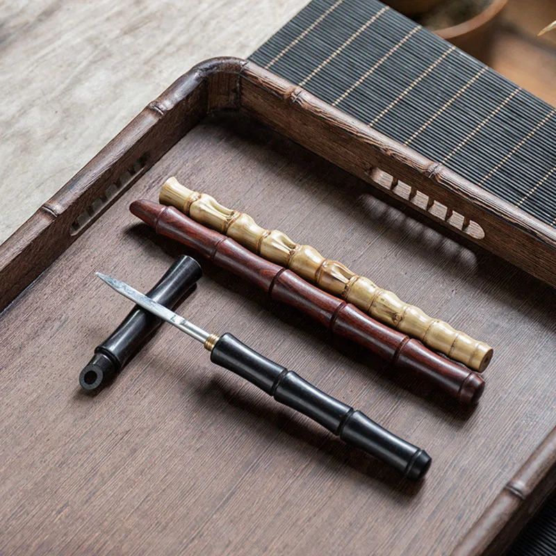 1Pcs Stainless Steel Tea Knife Pu Er Dedicated Tea Needle Accessories Kung Fu Teasets Cone Puer Knife