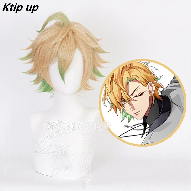 

Ktip Up Division Rap Battle Hypnosis MIC Hifumi Izanami Short Wig Cosplay Costume Men Heat Resistant Synthetic Hair Party Wigs