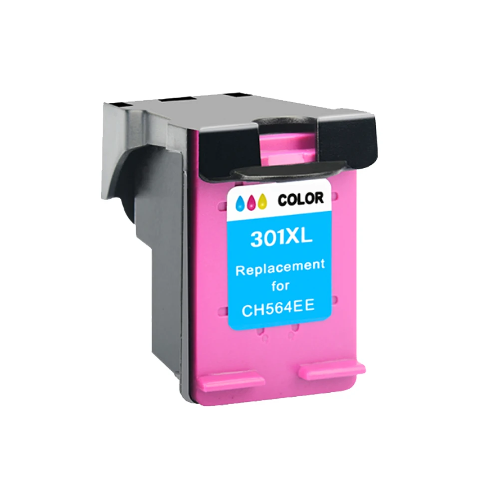 1Tri-color 301XL совместимый чернильный картридж для hp 301 hp 301 301XL CH563EE CH564EE для hp Deskjet 1000 1050 2000 2050 2510 3000 3054 принтер - Цвет: 1Tri-color