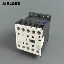 CJX2-K1210 24V 110V 220V 380 Вольт катушка 50/60 Гц 35 мм DIN Rail 12A три полюса 3P 1NO контактор переменного тока