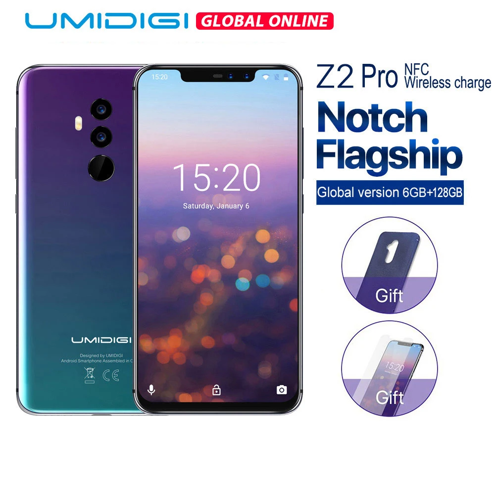 Refurbished UMIDIGI Z2 Pro Global Bands Phone 19:9 6.2