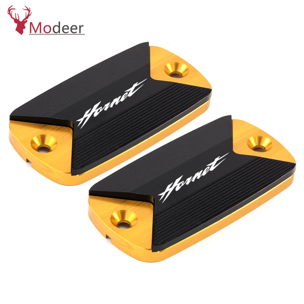 Motorcycle High Quality Brake Fluid Fuel Reservoir Tank Cap Cover For Honda Hornet 600 CB600F 1998-2014 Hornet 900 2002-2006 (1)