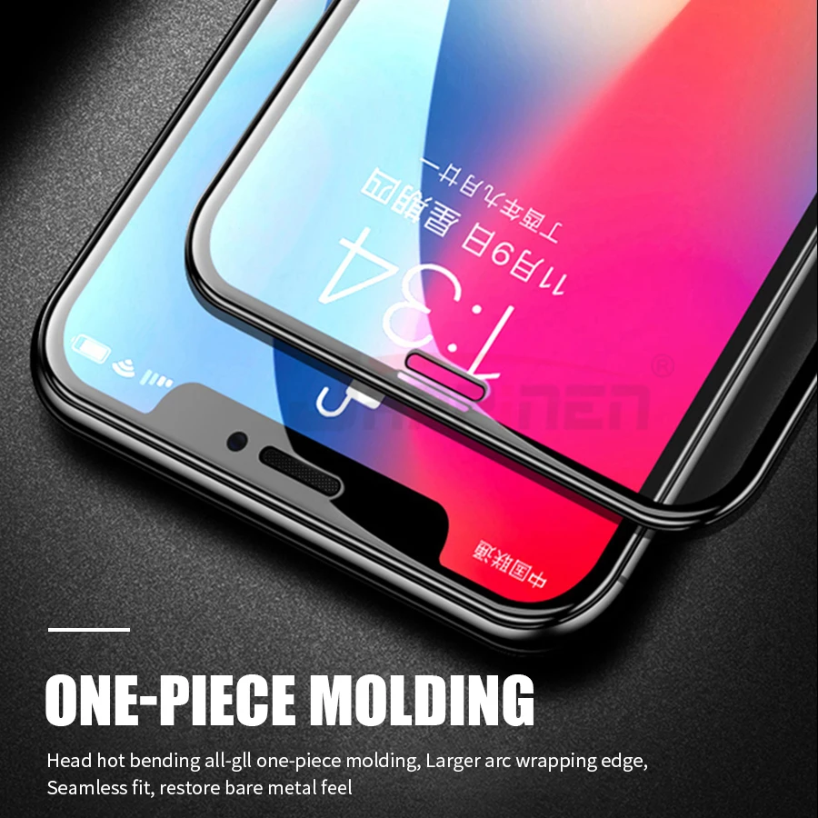 6D полное клеевое Покрытие Закаленное стекло для iPhone 12 mini 11 Pro Max XR XS 8 7 6 6s Plus Защита