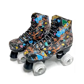 roller skates 4 wheels in a row