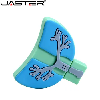 

JASTER USB flash drive Lung Cartoon Heart USB 2.0 Stomach pen drive USB stick 4GB 8GB 16GB 32GB 64GB 128GB Halloween gift
