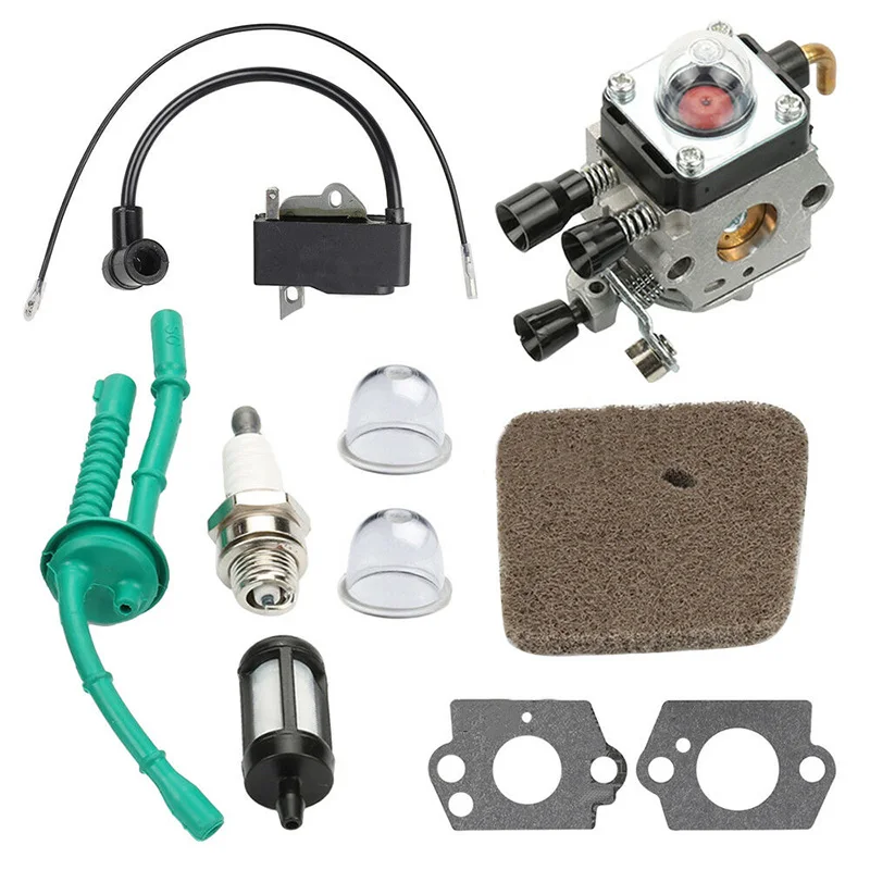 

Air Filter Carburetor Kit Hose Grommet For STIHL FS76 FS85 75 Engine Fuel Filter Primer Bulbs