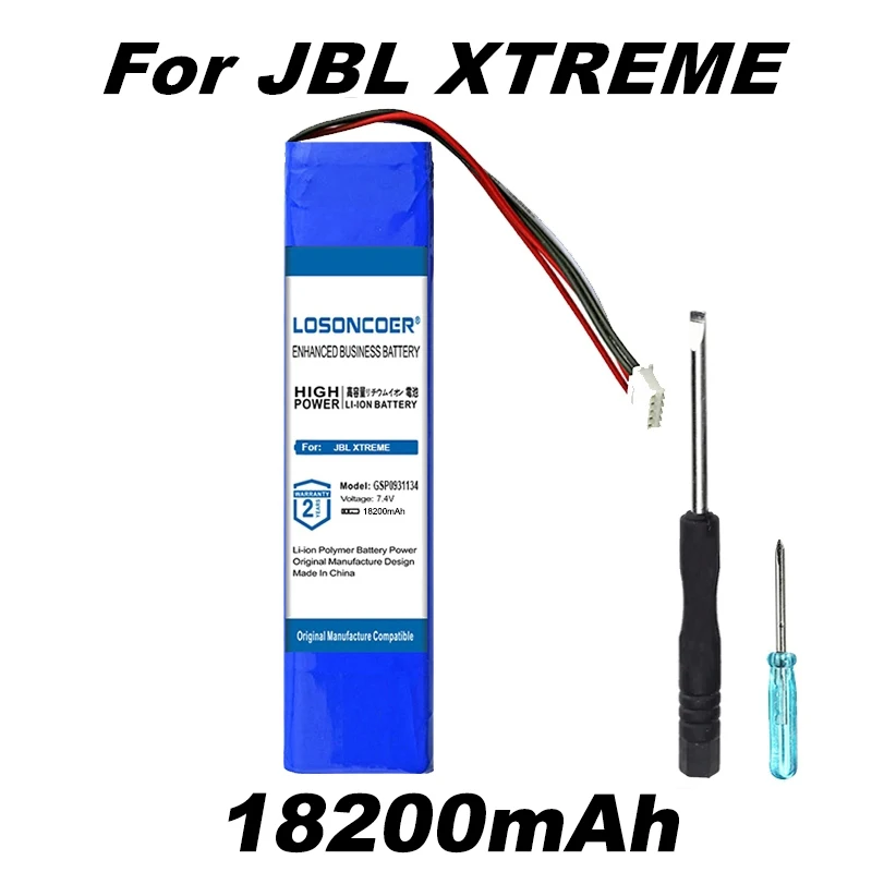 LOSONCOER 18200 мАч GSP0931134 для оригинальных аккумуляторов JBL XTREME Xtreme Бесплатная батарея