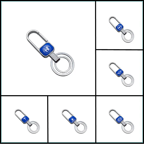 

Metal car keychain key chain For Audi Mini Renault Tesla Alfa Romeo KIA OPEL Benz Toyota Honda Ford Hyundai skoda LADA Car style