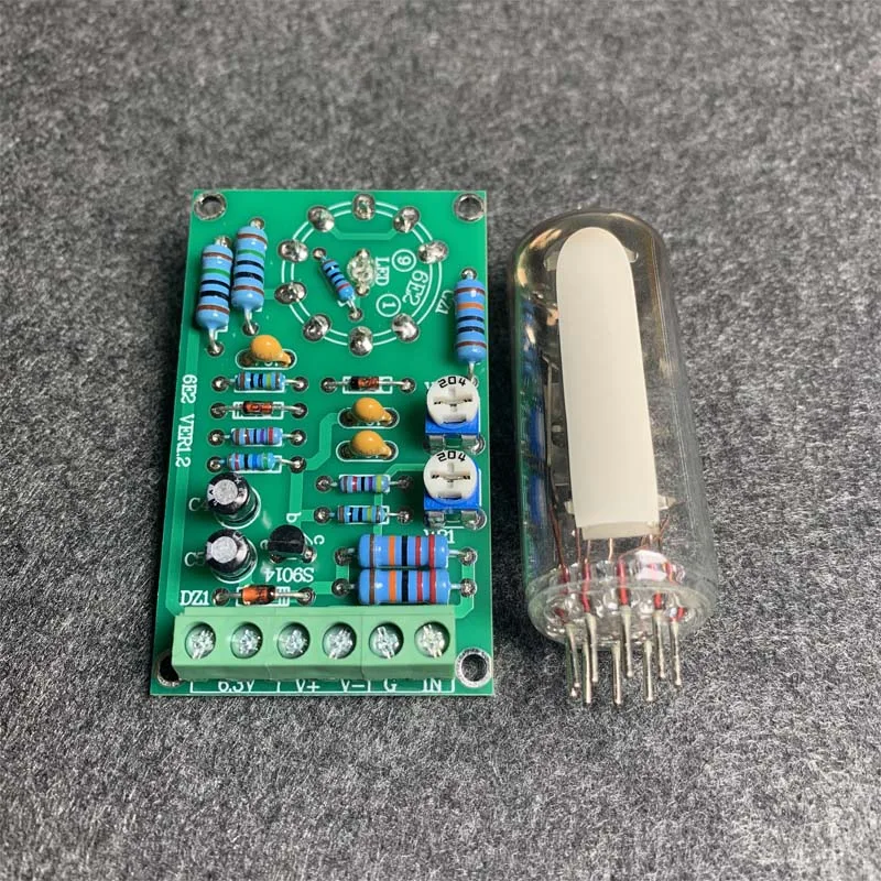 6E2 Cat eye indication Meter Audio Level Indicator level circuit board Drive kitAdjustable sensitivity FOR Amp Signal Amplifier