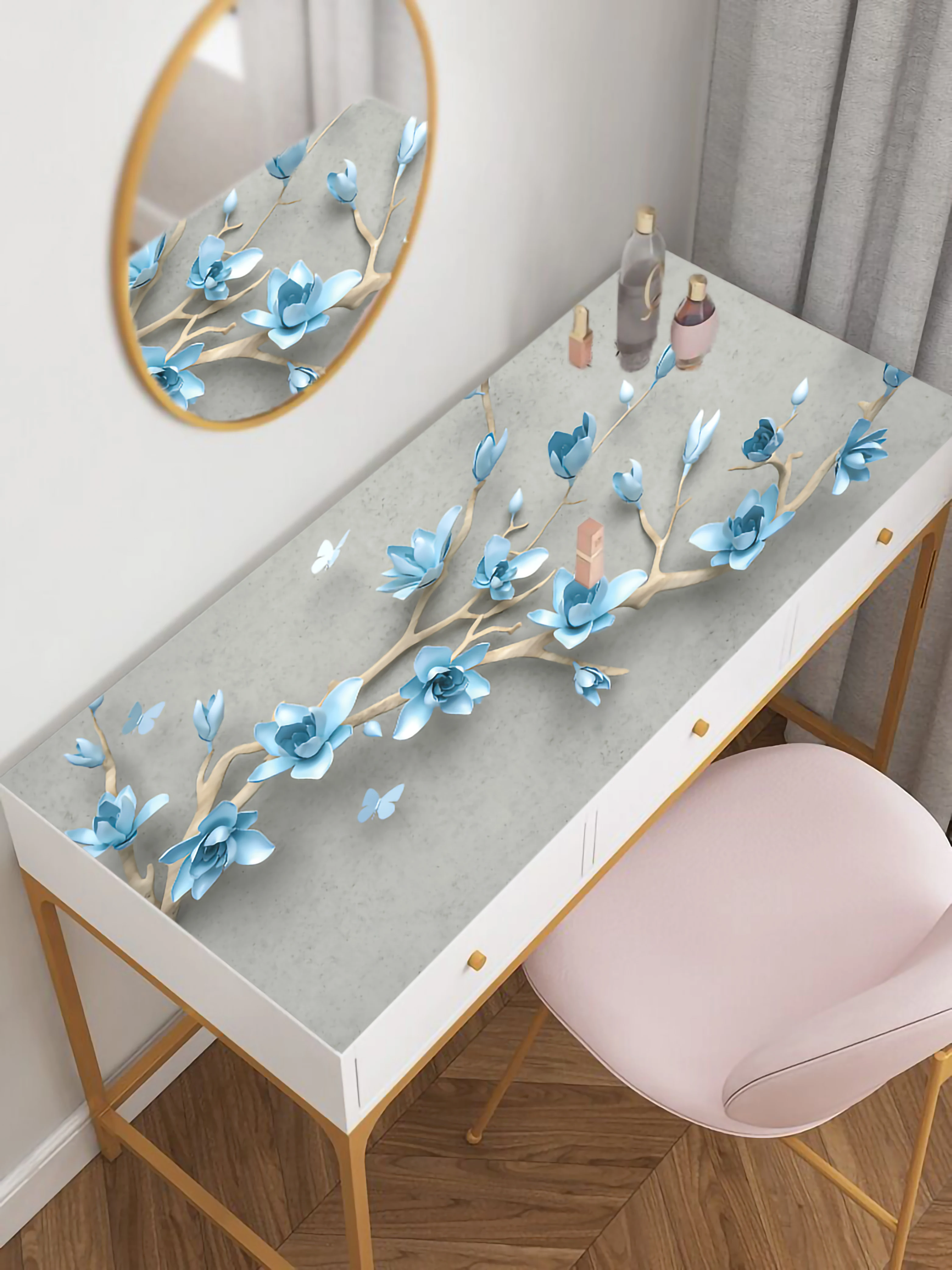 Однотонная кожаная скатерть на стол для изысканного обеденного стола ресторана