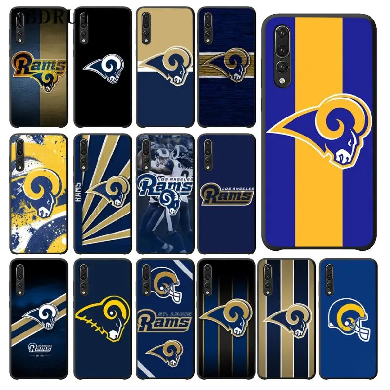 

NBDRUICAI Los Angeles Rams High Quality Phone Case for Huawei P9 10 lite P20 pro lite P30 pro lite Psmart mate 20 pro lite