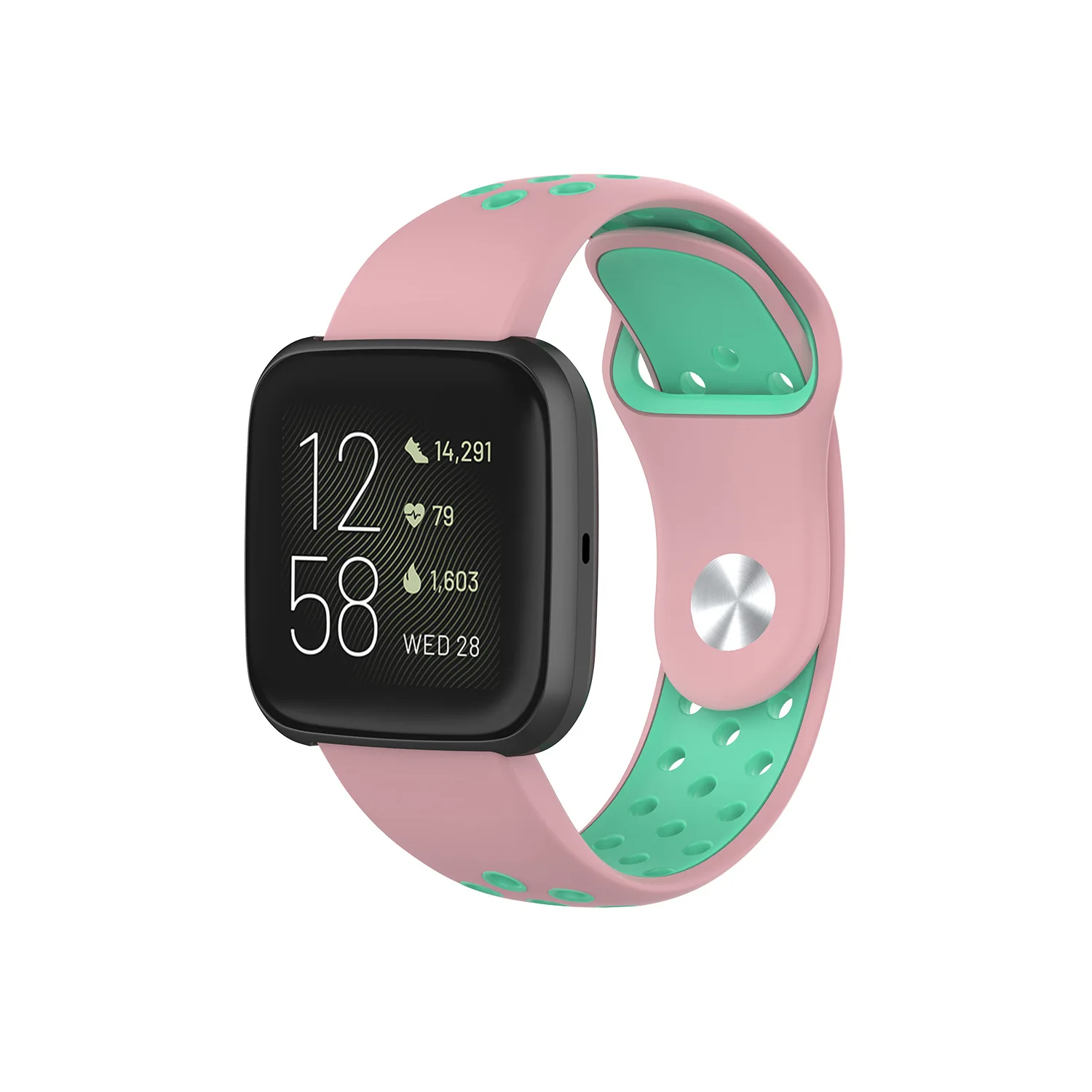Replaceable watch accessories for Fitbit Versa 2 Band Watchband for Fitbit Versa lite Versa2 Smartwatch Silicone Strap Bracelet