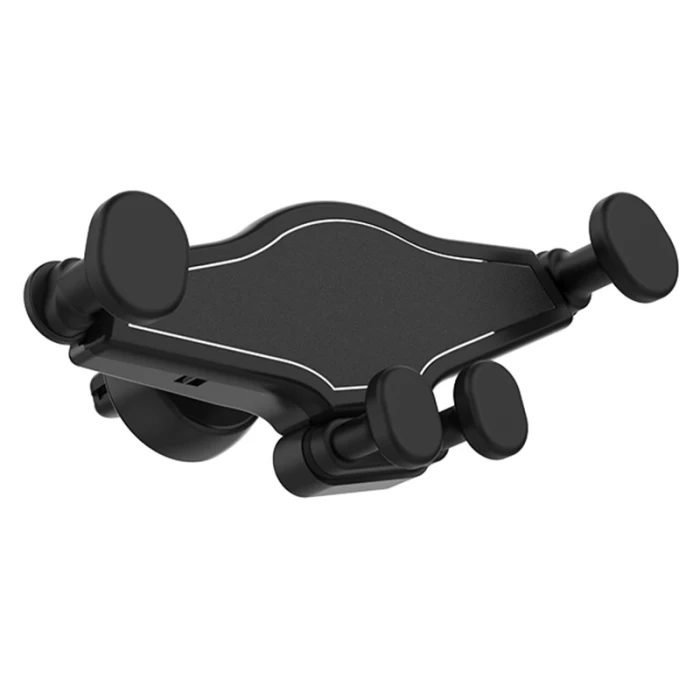 Автомобильный держатель для телефона Air Vent Clip Gravity Мягкий силиконовый для смарт-телефона Brace автомобильный Стайлинг