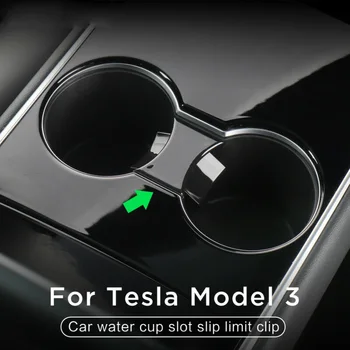 

Accessories Water Cup Holder Auto Interior Slot Slip For Tesla Model 3