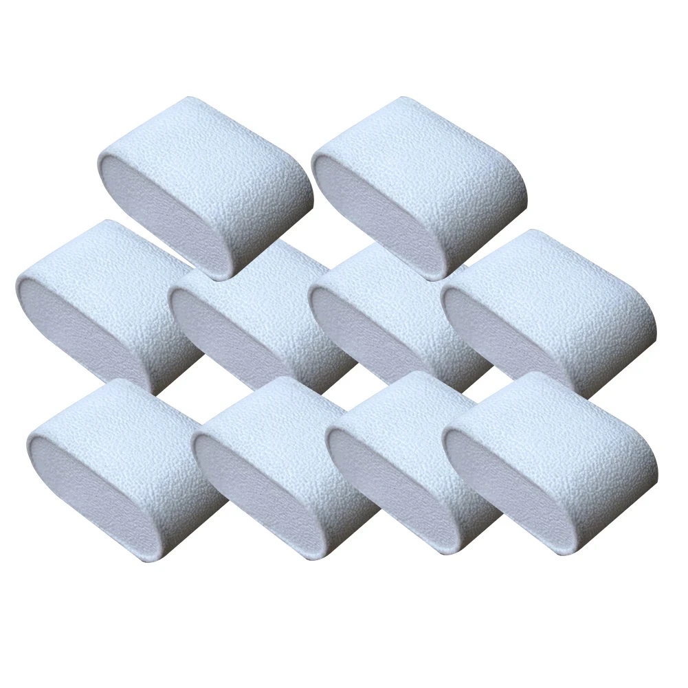 10pcs/pack Jewelry Accessories Soft Wristwatch Display Pad Simple Solid Showcases Watch Pillow Storage Box Home Faux Velvet