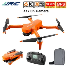 JJRC X17 GPS 5G WiFi FPV con telecamera 6K HD a 2 assi giunto cardanico posizionamento del flusso ottico pieghevole senza spazzole RC Drone Quadcopter RTF