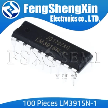 

100pcs/lot LM3915N-1 DIP-18 LM3915N LM3915 IC LED bar graph display driver
