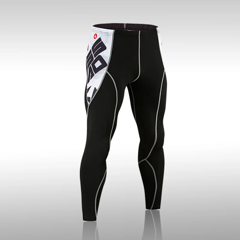 Men's Compression Pants Tights Leggings Run jogging Gym training Crossfit Bodybuilding male Bottom MMA trousers fitness pants