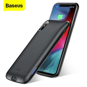 

Baseus 4000mAh Battery Case Power Bank Battery Charging Case External Charger Cover For iPhoneXs X Back CoquesFor iPhone XS X