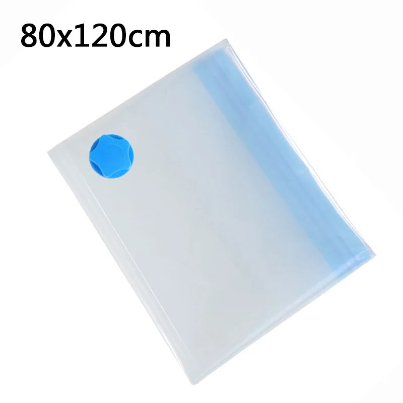1 Pcs Of PA + PE Clear Plastic Vacuum Bags Clothes Storage Bag Compressed Travel Organizer | Дом и сад